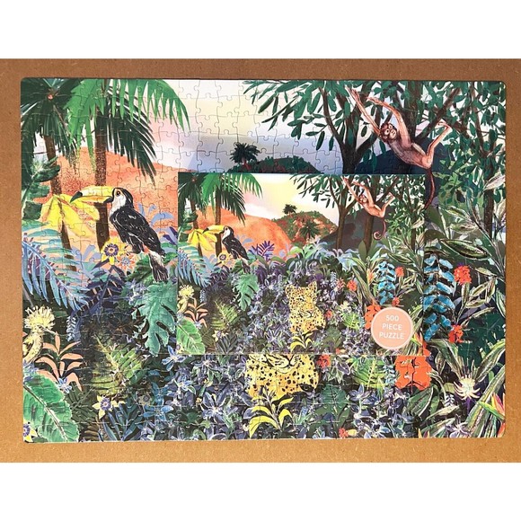 The Fantastic Jungle 500 Piece Jigsaw Puzzle Jeanetta Art & Design - Complete - Picture 3 of 6